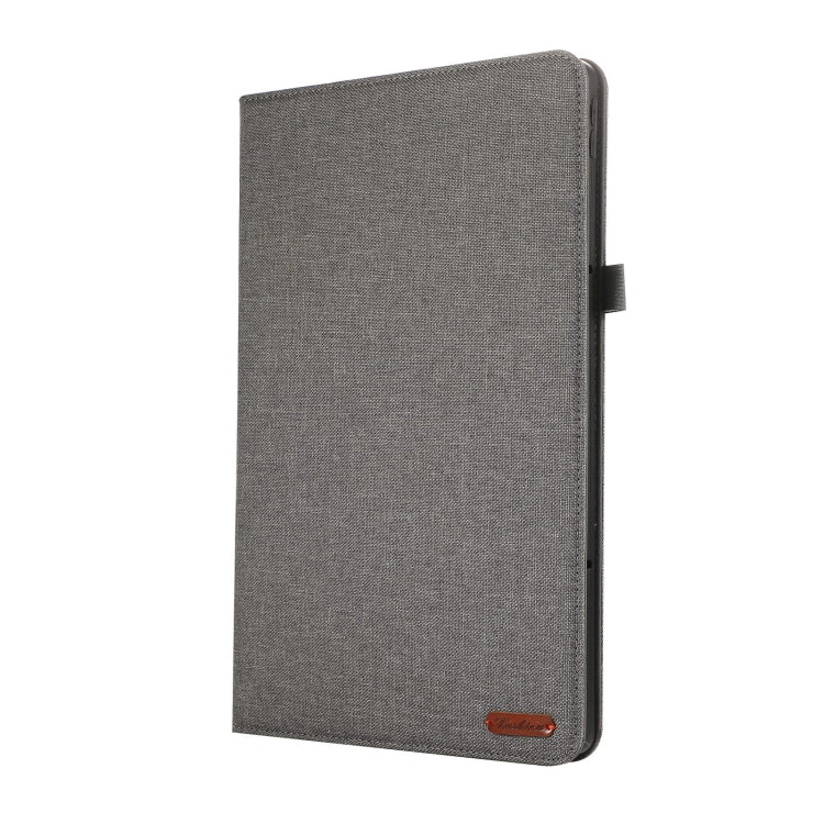 For Lenovo Tab P12 12.7 2025 Fabric Texture Horizontal Flip Leather Tablet Case