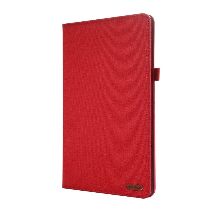 For Lenovo Tab P12 12.7 2025 Fabric Texture Horizontal Flip Leather Tablet Case