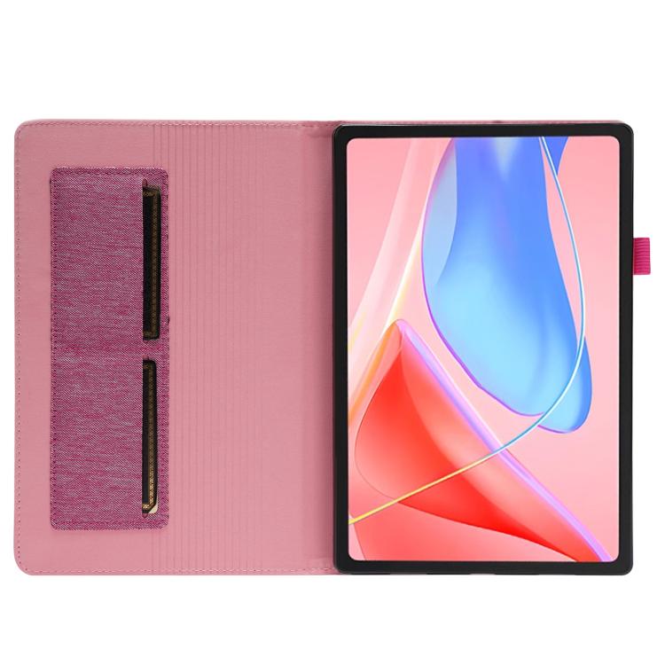 For Lenovo ZhaoYang K10C 2025 Fabric Texture Horizontal Flip Leather Tablet Case