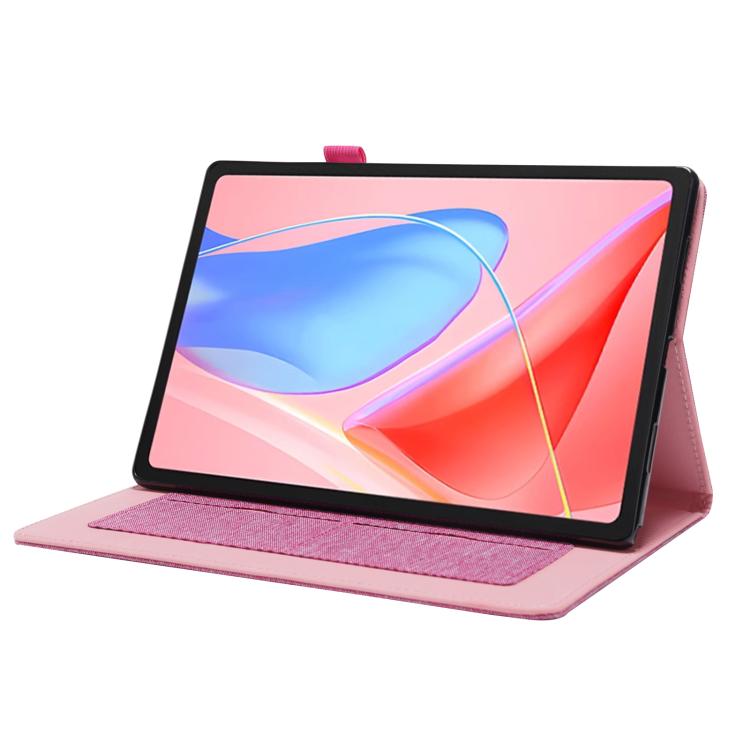 For Lenovo ZhaoYang K10C 2025 Fabric Texture Horizontal Flip Leather Tablet Case