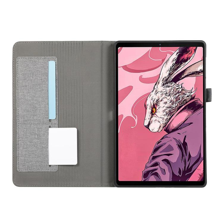For Lenovo Legion Y700 Gen 4 2025 Fabric Texture Horizontal Flip Leather Tablet Case