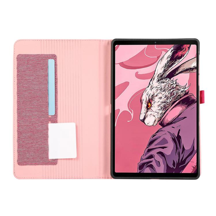 For Lenovo Legion Y700 Gen 4 2025 Fabric Texture Horizontal Flip Leather Tablet Case