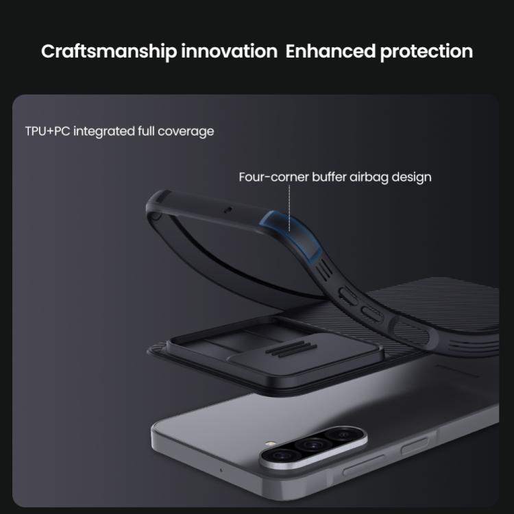 For Samsung Galaxy A26 5G NILLKIN CamShield Pro Magnetic PC Phone Case - Black