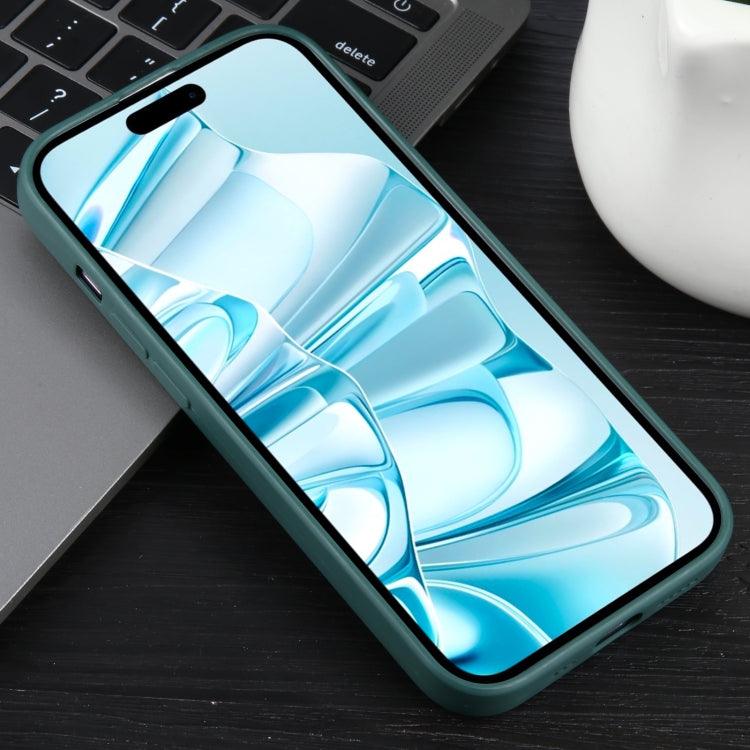 For iPhone 16 Plus Astronaut Pattern Silicone Straight Edge Phone Case