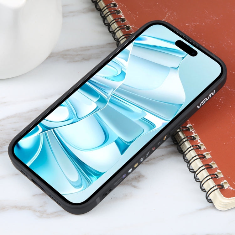 For iPhone 16 Astronaut Pattern Silicone Straight Edge Phone Case