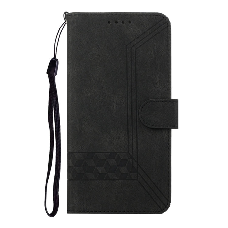 For Tecno Spark 30 4G Cubic Skin Feel Flip Leather Phone Case