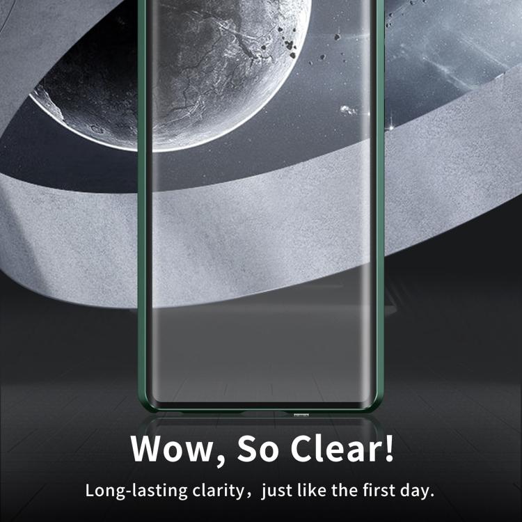 For Samsung Galaxy S25 Ultra 5G MagSafe Magnetic HD Frosted Tempered Glass Holder Phone Case