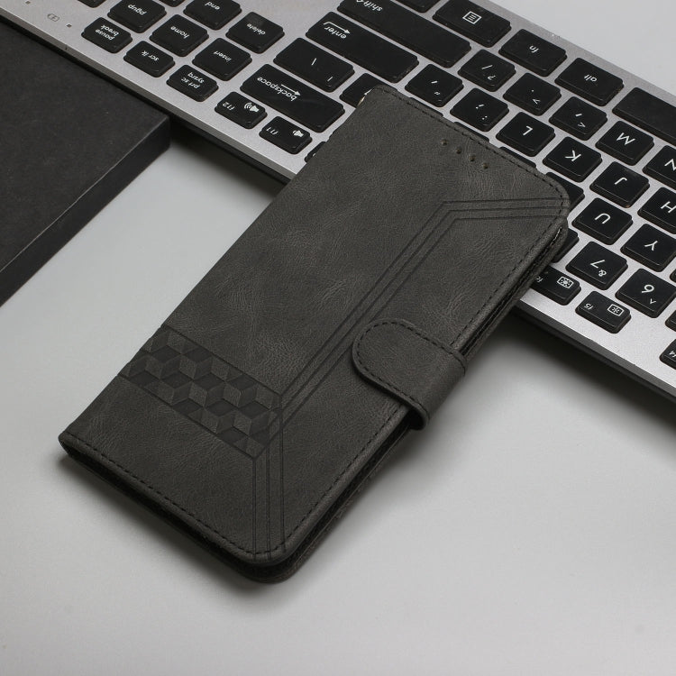 For Infinix GT 20 Pro Cubic Skin Feel Flip Leather Phone Case