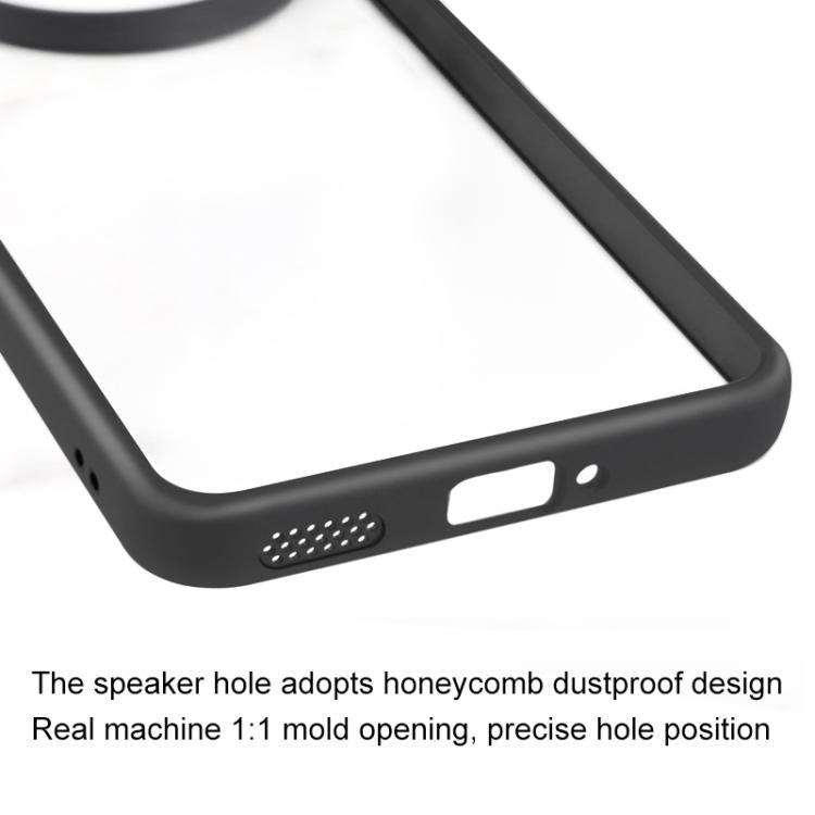 For Nothing Phone 3a Pro Frosted TPU + Transparent PC Phone Case - Transparent
