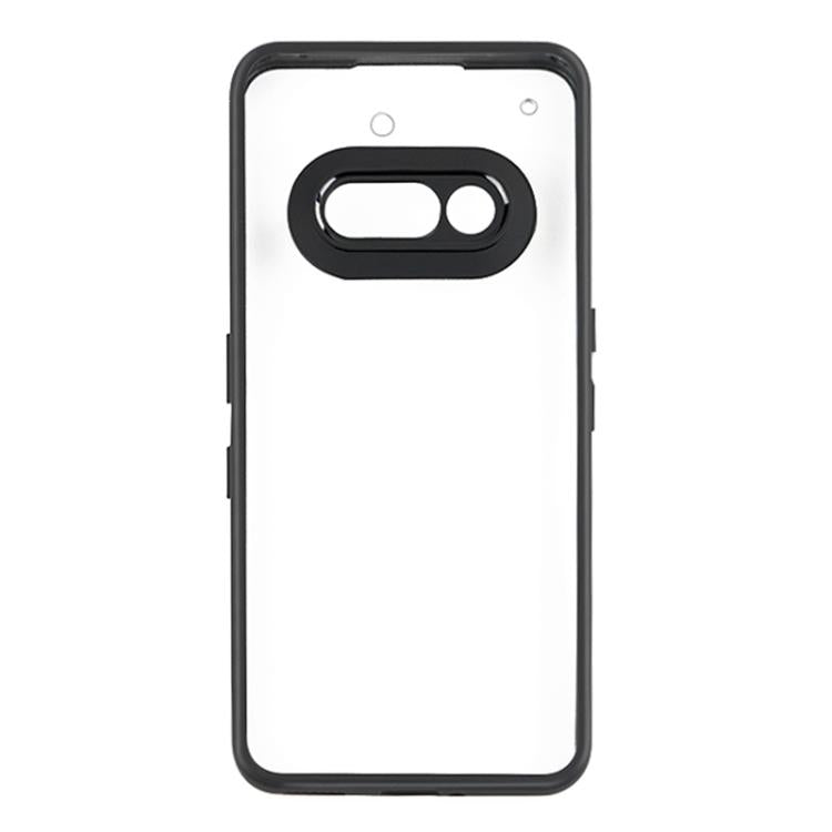 For Nothing Phone 3a Frosted TPU + Transparent PC Phone Case - Transparent