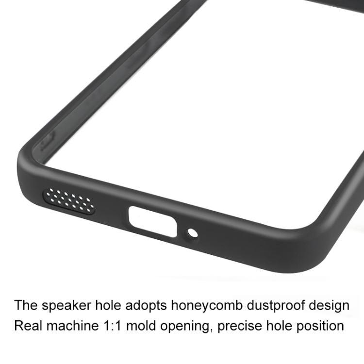 For Nothing Phone 3a Frosted TPU + Transparent PC Phone Case - Transparent