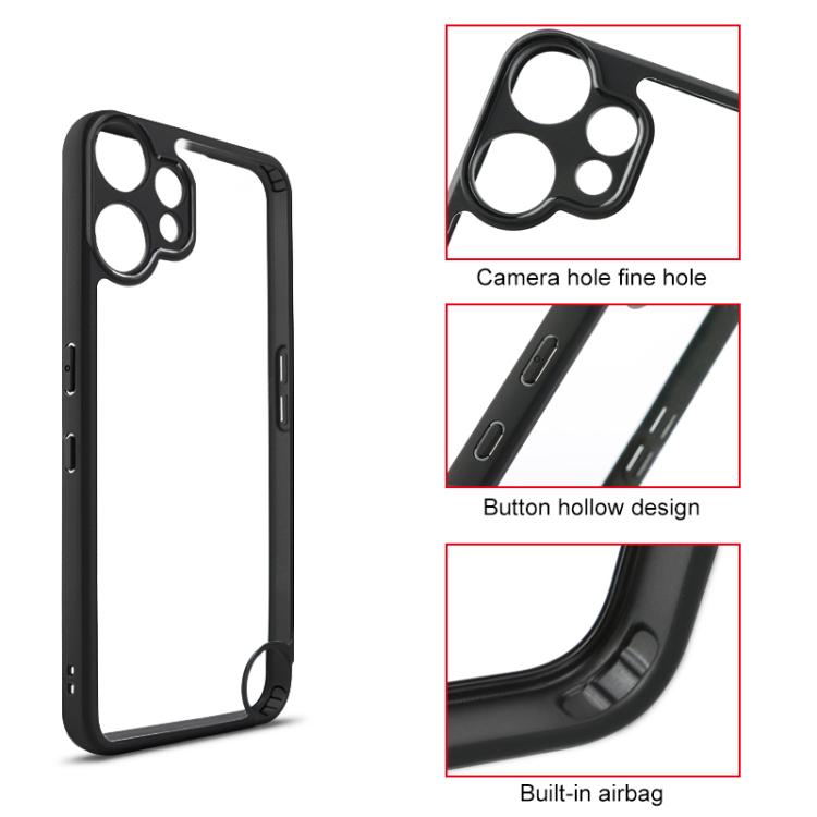 For Nothing CMF Phone 2 Pro Frosted TPU + Transparent PC Phone Case - Transparent