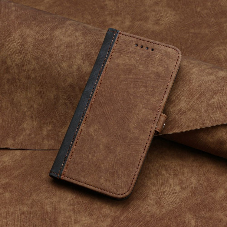 For Tecno Camon 30 Pro Side Buckle Double Fold Hand Strap Leather Phone Case