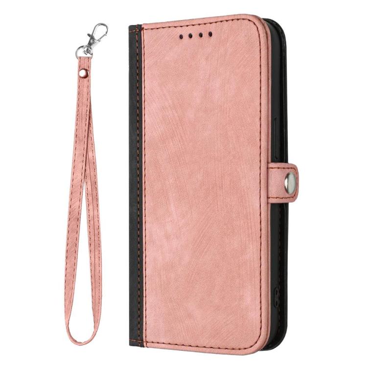 For Tecno Pova Curve 2 5G Side Buckle Double Fold Hand Strap Leather Phone Case