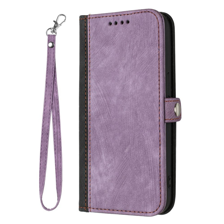 For Infinix Note 40 4G Side Buckle Double Fold Hand Strap Leather Phone Case