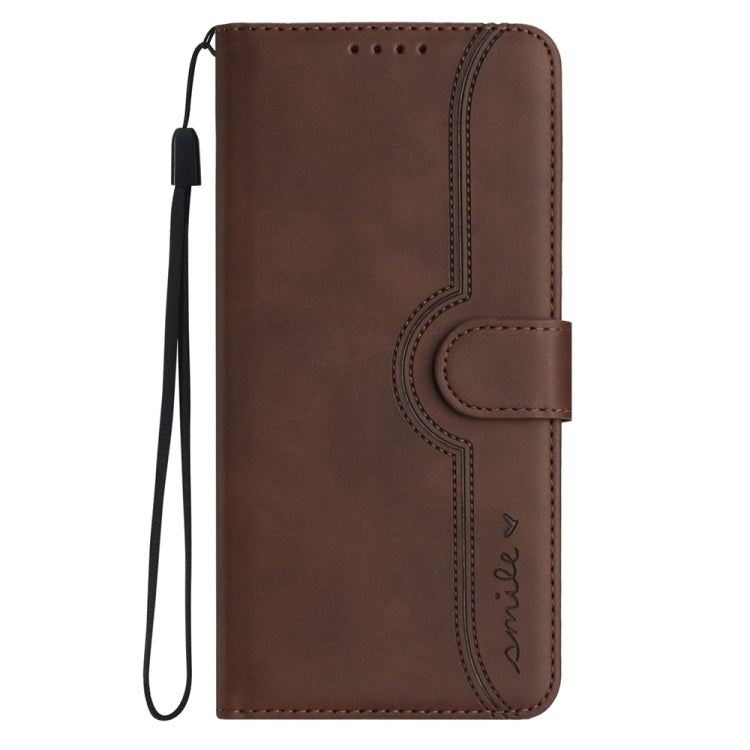 For Tecno Pova 4 Heart Pattern Skin Feel Leather Phone Case
