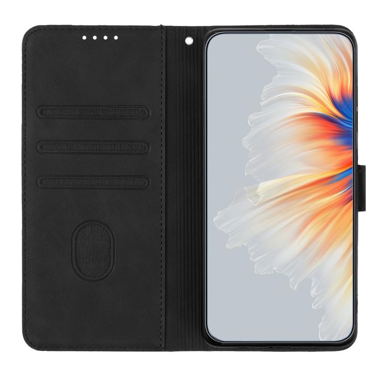 For Tecno Pova Curve Heart Pattern Skin Feel Leather Phone Case