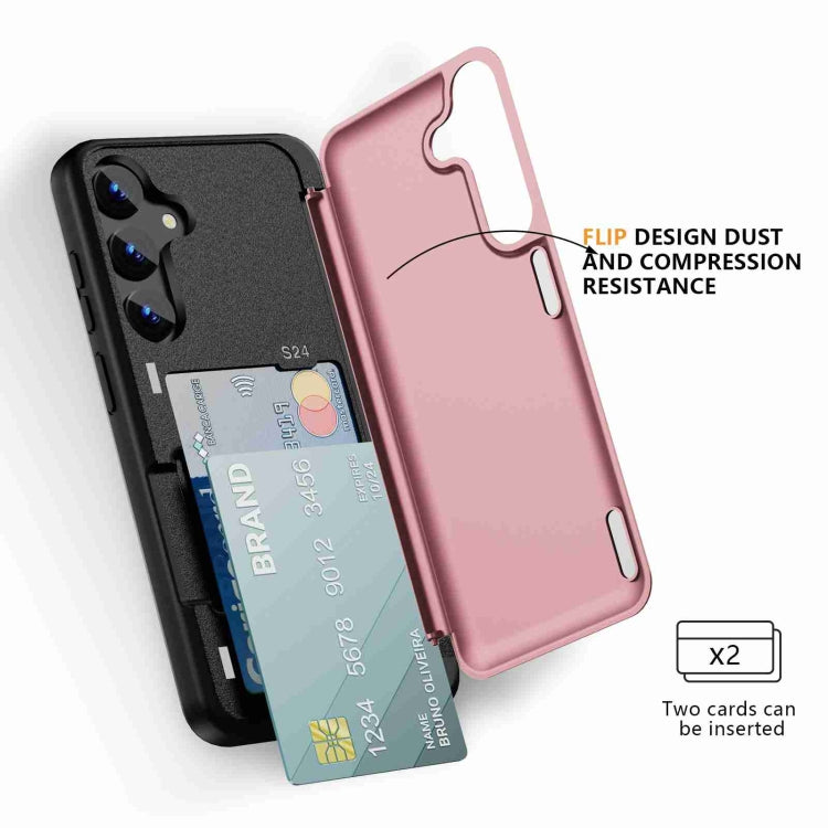 For Samsung Galaxy S21 5G 3 in 1 Flip Holder Phone Case