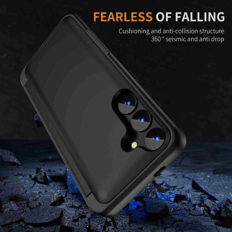 For Samsung Galaxy S21 5G 3 in 1 Flip Holder Phone Case