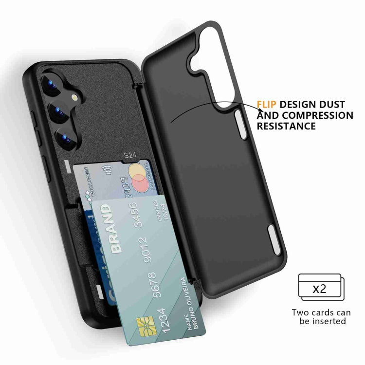 For Samsung Galaxy S21 5G 3 in 1 Flip Holder Phone Case