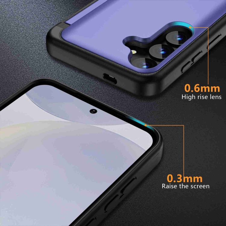 For Samsung Galaxy S21 5G 3 in 1 Flip Holder Phone Case