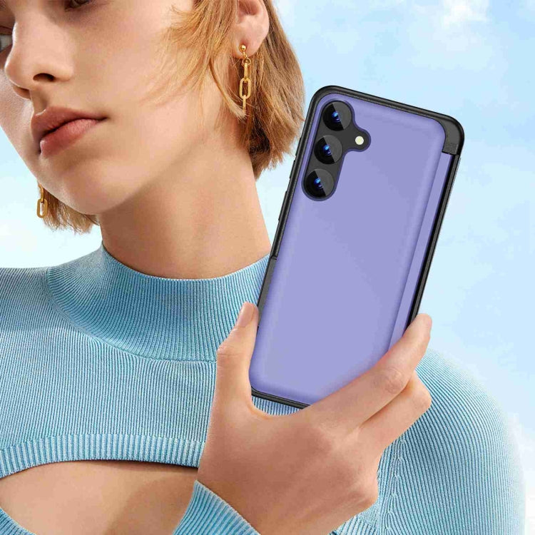 For Samsung Galaxy S21 5G 3 in 1 Flip Holder Phone Case