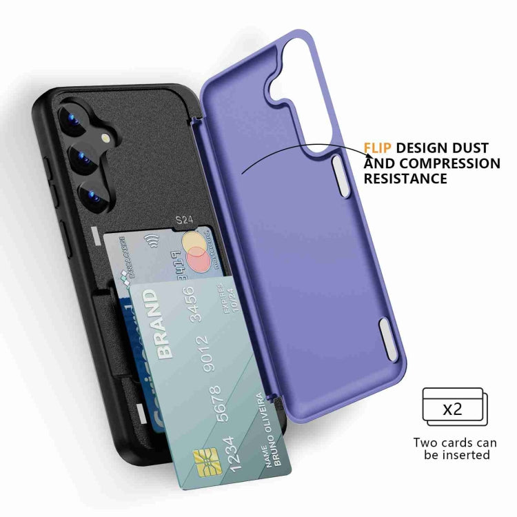 For Samsung Galaxy S21 5G 3 in 1 Flip Holder Phone Case