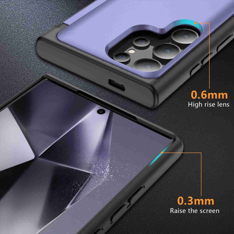 For Samsung Galaxy S21 Ultra 5G 3 in 1 Flip Holder Phone Case