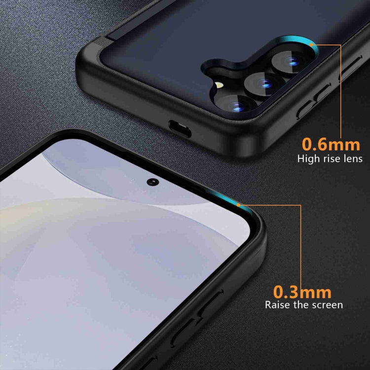 For Samsung Galaxy S22 5G 3 in 1 Flip Holder Phone Case