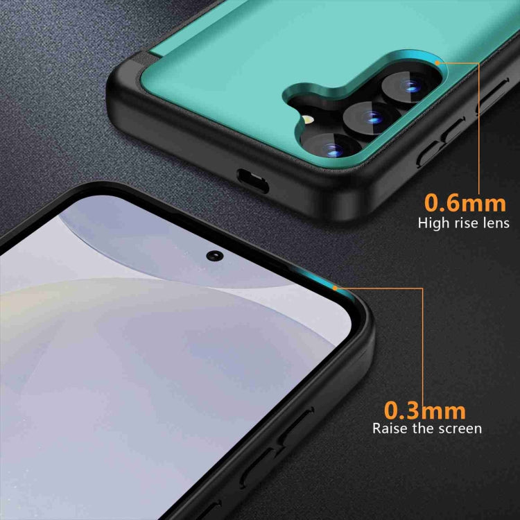 For Samsung Galaxy S23 FE 5G 3 in 1 Flip Holder Phone Case