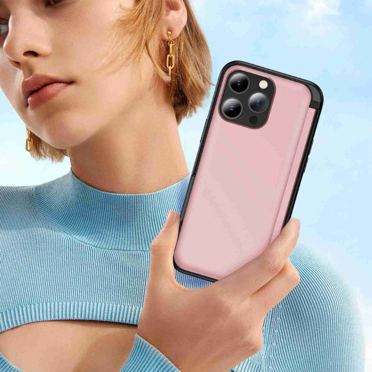 For iPhone 13 Pro 3 in 1 Flip Holder Phone Case