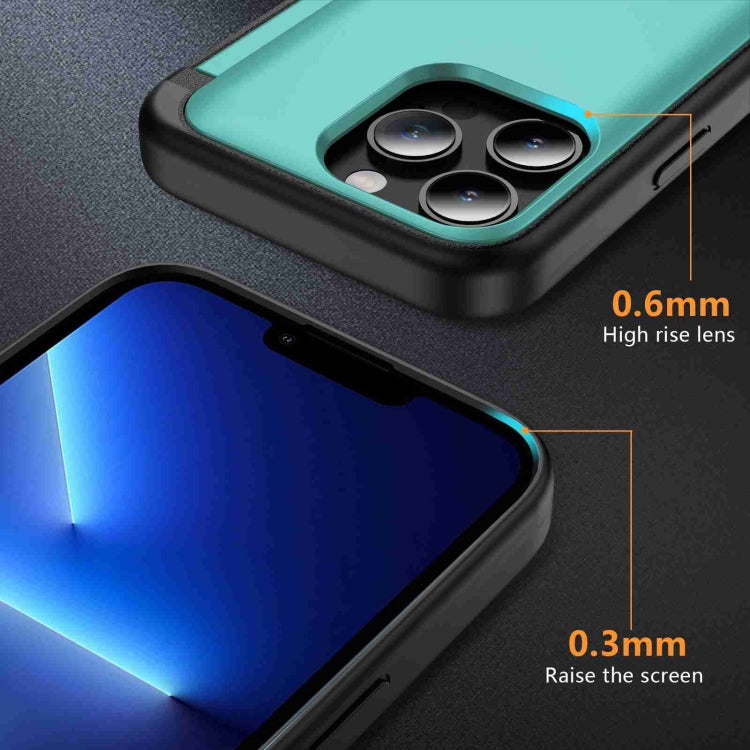 For iPhone 13 Pro 3 in 1 Flip Holder Phone Case