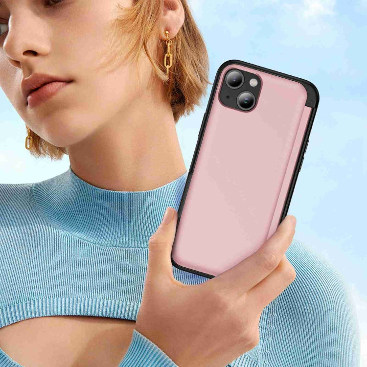 For iPhone 14 Plus 3 in 1 Flip Holder Phone Case