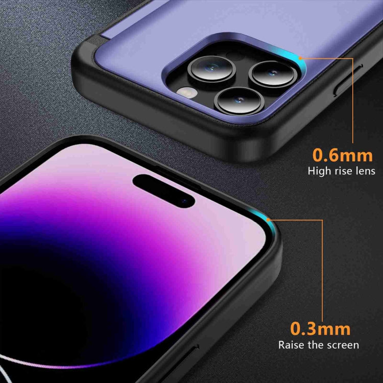 For iPhone 15 Pro 3 in 1 Flip Holder Phone Case