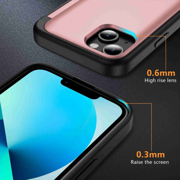 For iPhone 14 / 13 3 in 1 Flip Holder Phone Case
