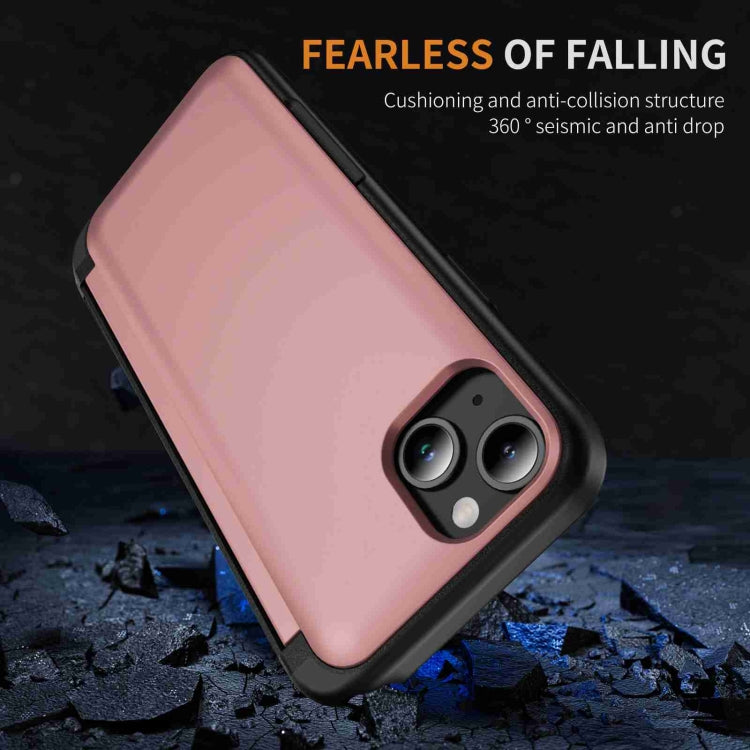 For iPhone 14 / 13 3 in 1 Flip Holder Phone Case