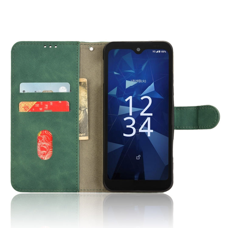 For Kyocera Digno SX4 Skin Feel Magnetic Flip Leather Phone Case