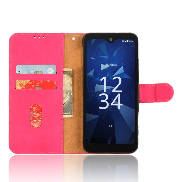 For Kyocera Digno SX4 Skin Feel Magnetic Flip Leather Phone Case