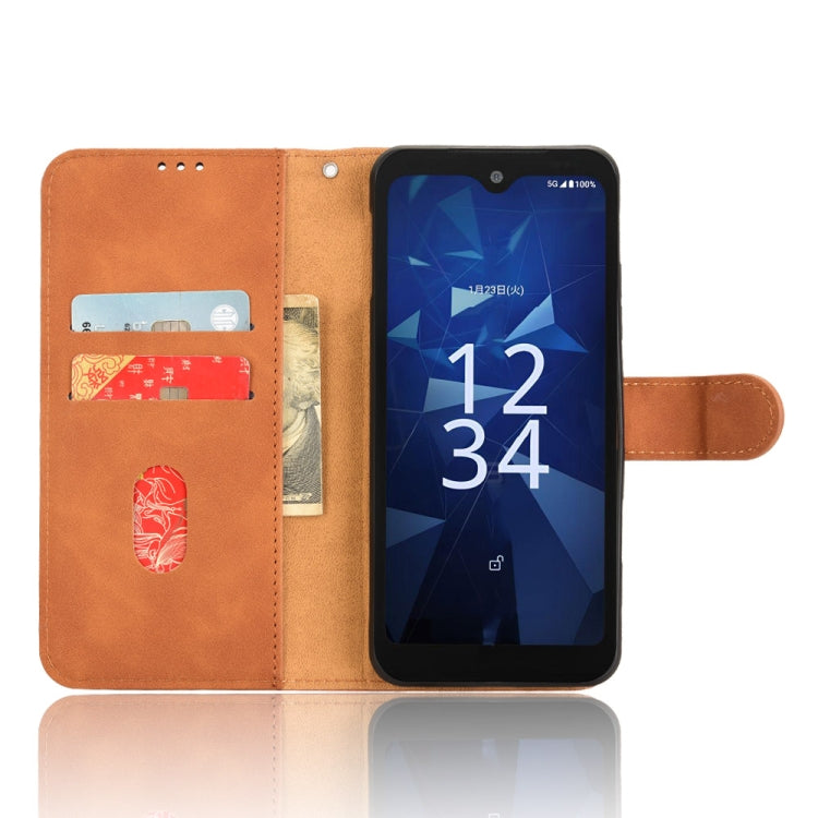 For Kyocera Digno SX4 Skin Feel Magnetic Flip Leather Phone Case