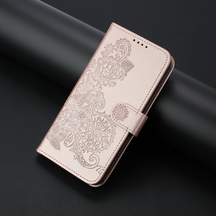 For Tecno Spark 30 4G Datura Flower Embossed Flip Leather Phone Case