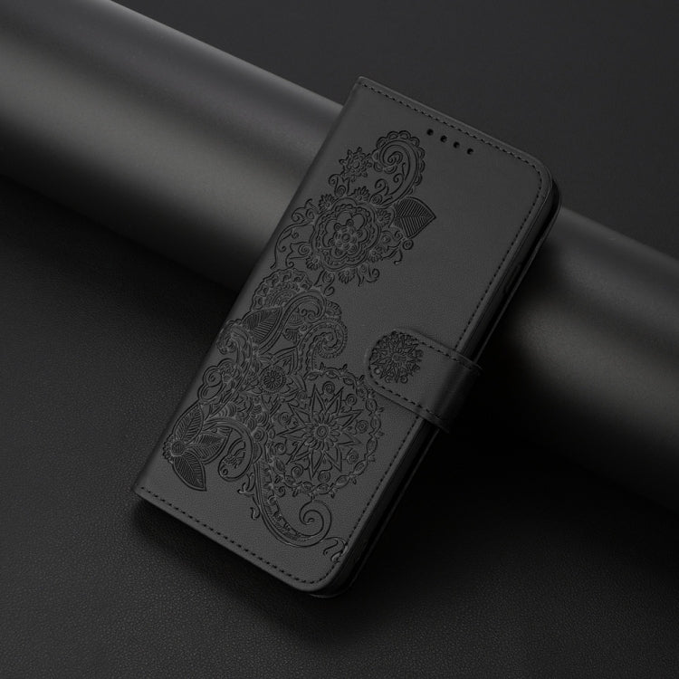 For Tecno Spark 30 4G Datura Flower Embossed Flip Leather Phone Case