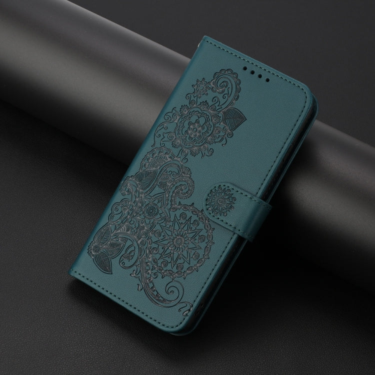 For Tecno Spark 30 4G Datura Flower Embossed Flip Leather Phone Case