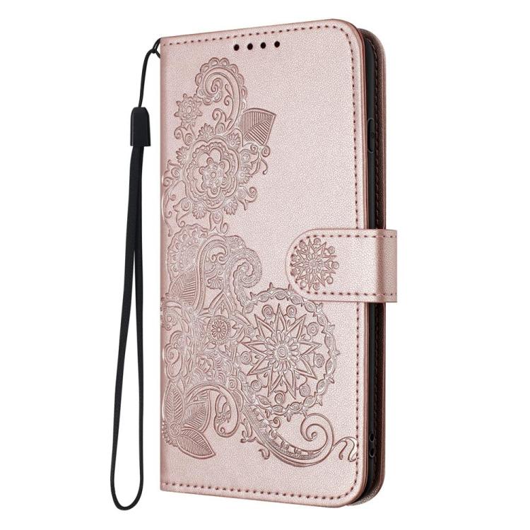 For Tecno Spark 50 4G Datura Flower Embossed Flip Leather Phone Case