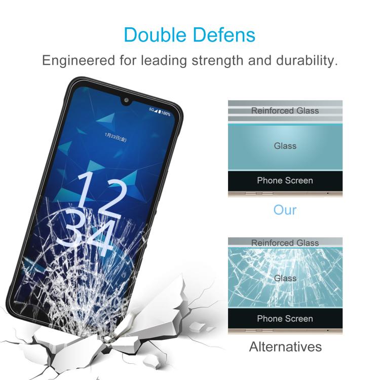 For Kyocera Digno SX5 KC-S306 10pcs 0.26mm 9H 2.5D Tempered Glass Film