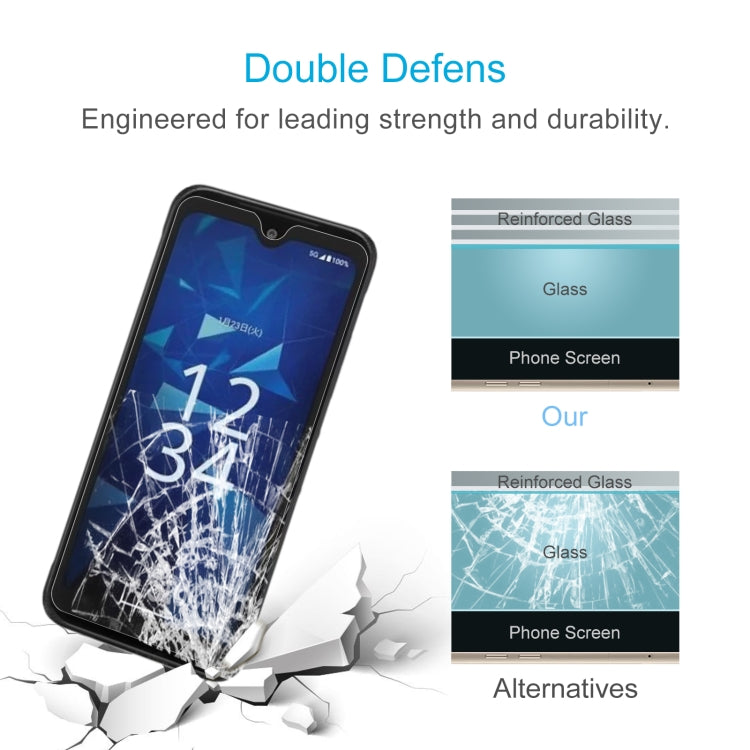 For Kyocera Digno SX4 50pcs 0.26mm 9H 2.5D Tempered Glass Film