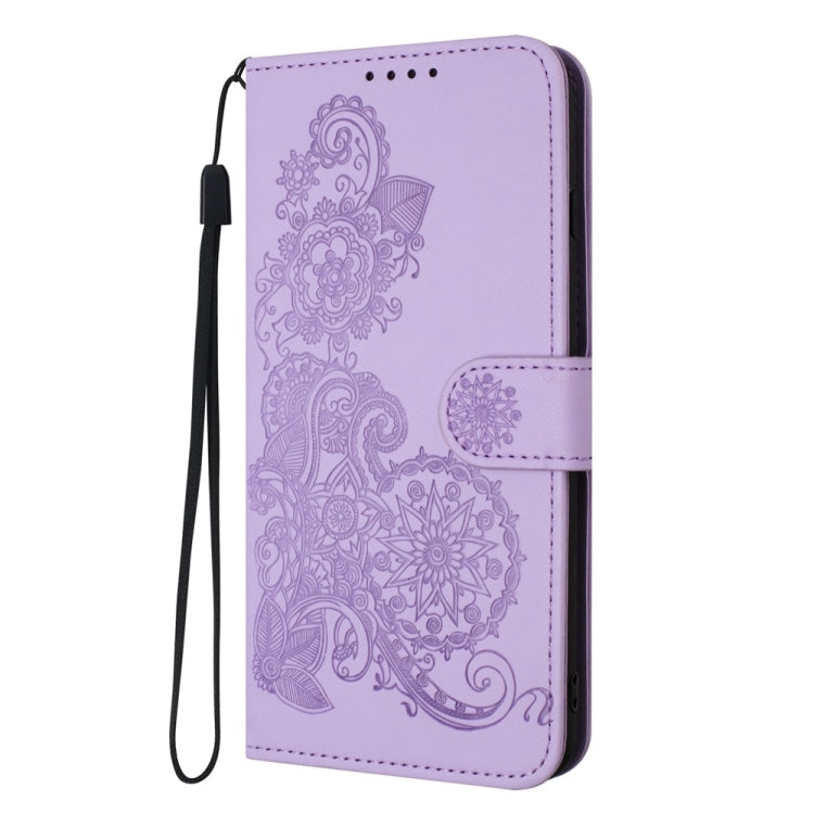For Infinix Note 40 4G Datura Flower Embossed Flip Leather Phone Case