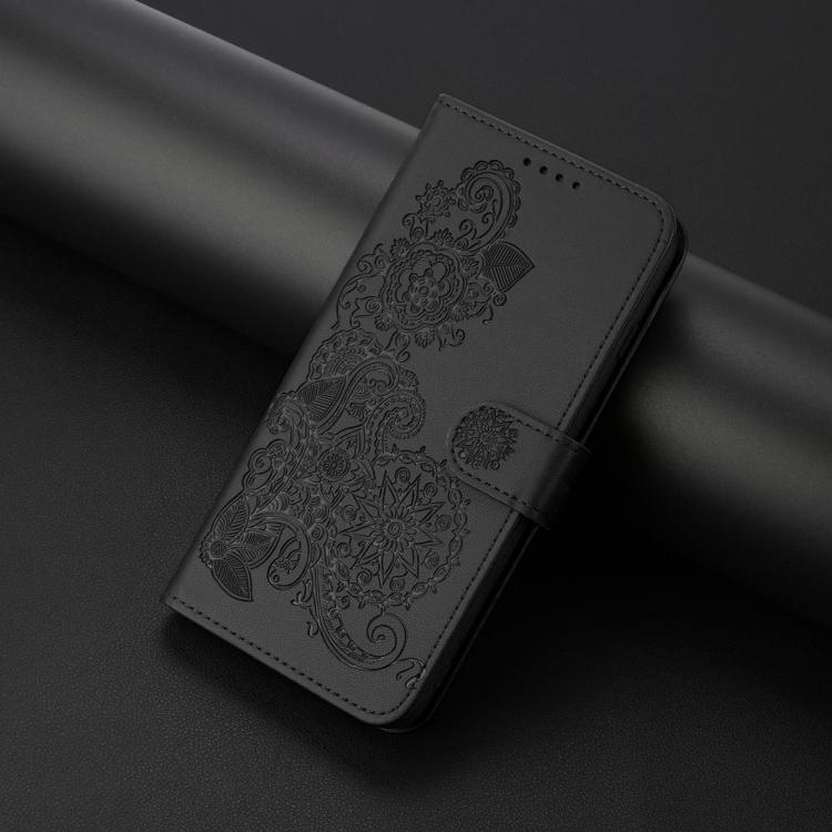 For Infinix Smart 20 4G Datura Flower Embossed Flip Leather Phone Case