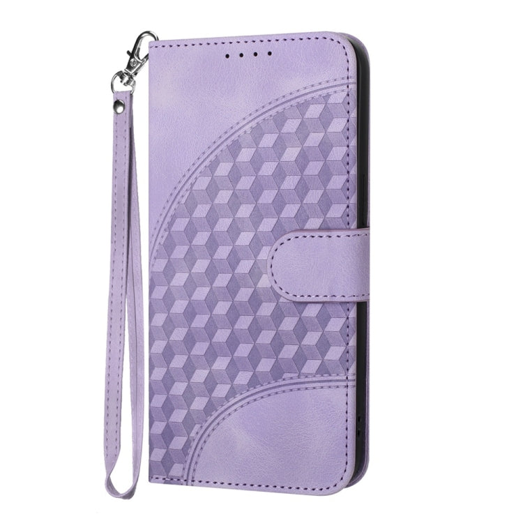 For Tecno Pova 4 Elephant Head Embossed Phone Leather Case with Lanyard