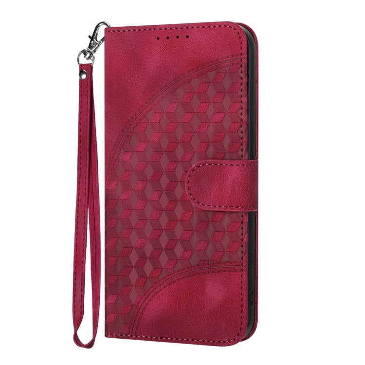 For Tecno Spark 30 Pro 4G Elephant Head Embossed Phone Leather Case with Lanyard