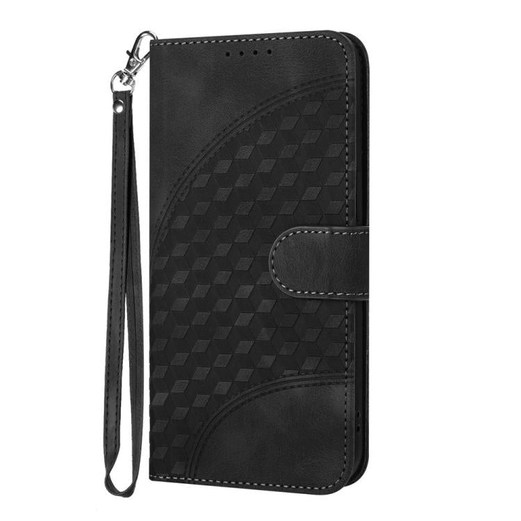 For Tecno Pova Curve Elephant Head Embossed Phone Leather Case with Lanyard